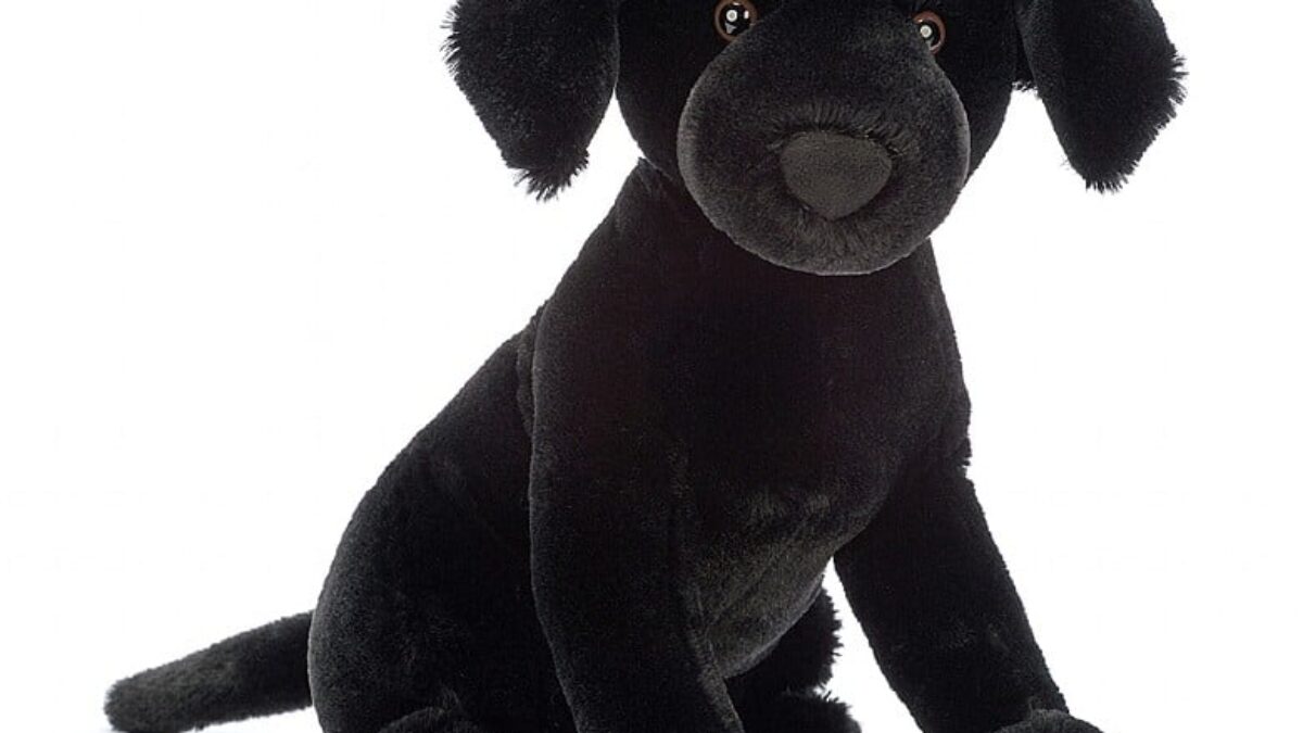 jellycat pippa black labrador Quest Gifts Ltd