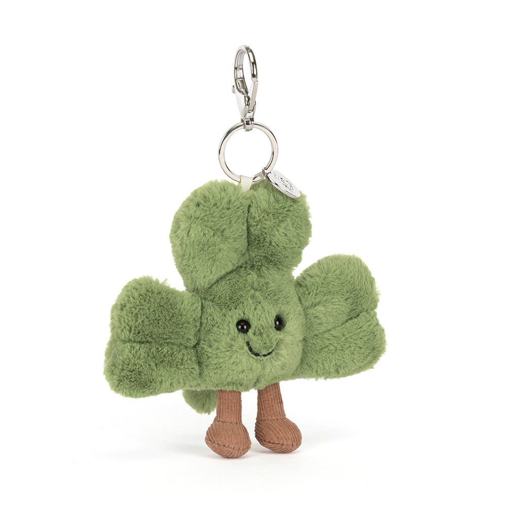 jellycat amuseables siofra shamrock bag charm - Image 2