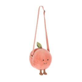 jellycat amuseables peach shoulder bag