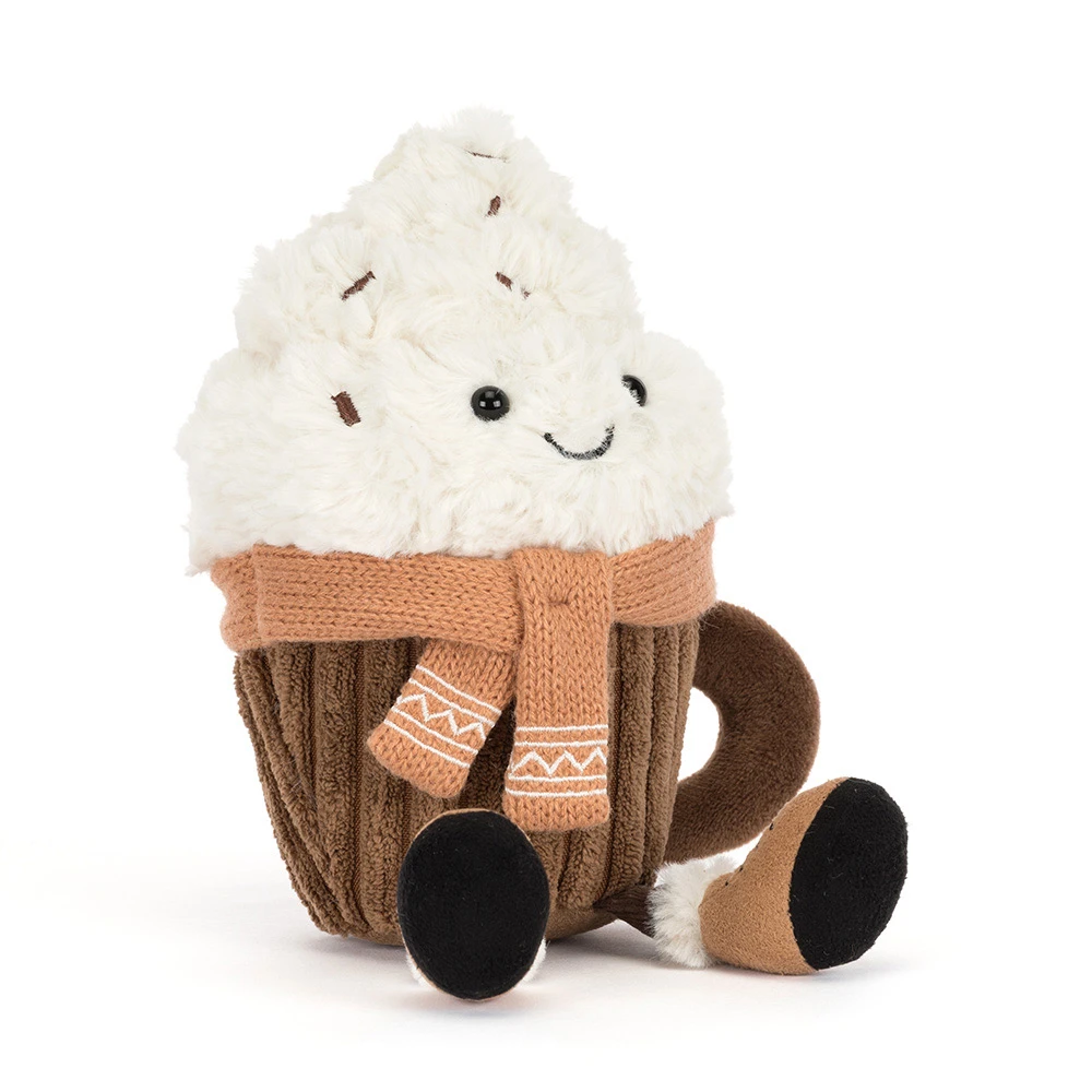 jellycat amuseables scarffles hot chocolate