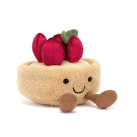 jellycat amuyseables fleurette tarte aux fraises