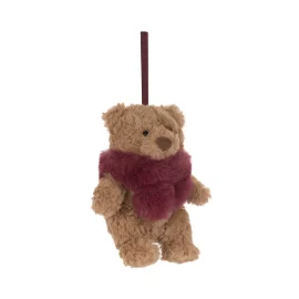 jellycat bartholomew bear winter warmer decoration